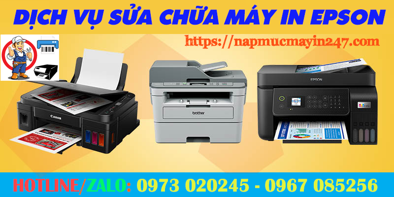 Dịch vụ sửa chữa máy in Epson uy tín – Phục vụ nhanh chóng sau (20-30P) gọi