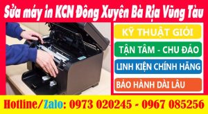 sua may in KCN dong xuyen ba ria vung tau